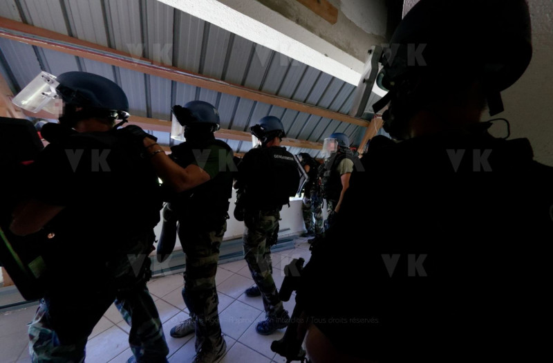 Exercice d'investigation avec le GPI de la Gendarmerie de la Reunion