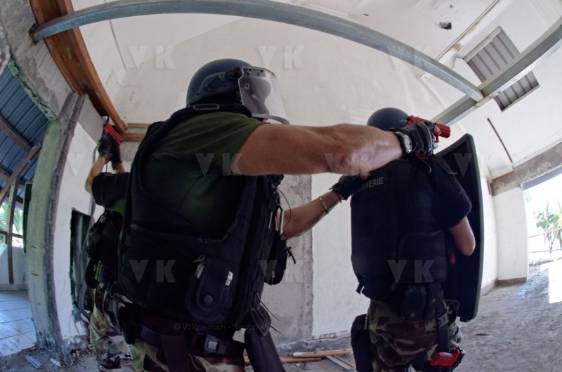 Exercice d'investigation avec le GPI de la Gendarmerie de la Reunion