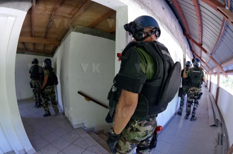 Exercice d'investigation avec le GPI de la Gendarmerie de la Reunion