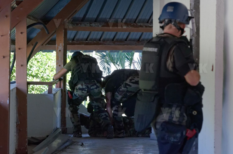 Exercice d'investigation avec le GPI de la Gendarmerie de la Reunion