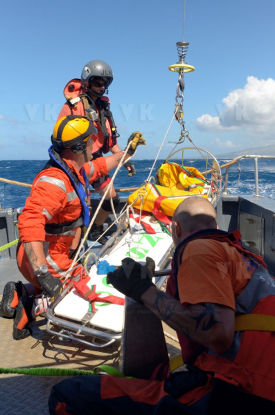 Exercice helitreuillage helicoptere aeronavale et SNSM