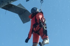 Exercice helitreuillage helicoptere aeronavale et SNSM