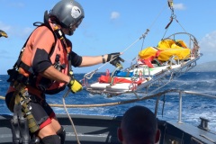 Exercice helitreuillage helicoptere aeronavale et SNSM