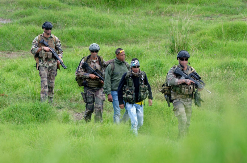 Exercice militaire 2e RPIMa