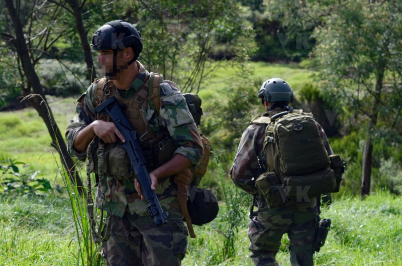 Exercice militaire 2e RPIMa