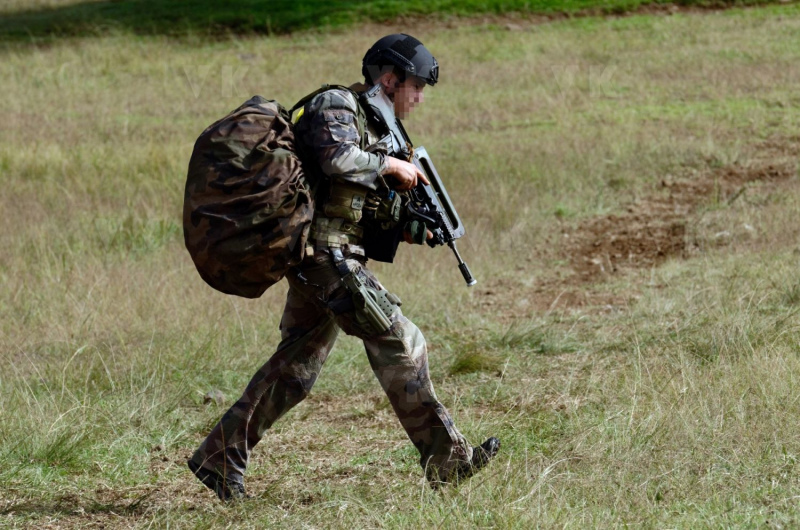 Exercice militaire 2e RPIMa