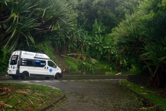 Le sud de La Reunion est impacte par la forte tempete tropicale Berguitta, qui amene vent et fortes precipitations. Le meteore passe actuellement au plus pres de l'ile et devrait commencer a s'eloigner en debut de soiree. The south of La Reunion is impacted by the strong tropical storm Berguitta, which brings wind and heavy precipitation. The meteore is currently passing close to the island and should begin to move early in the evening.