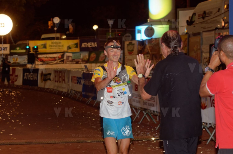 Antoine Guillon est arrive second pour la 25e edition du Grand Raid 2017. Antoine Guillon took second place for the 25th edition of the Grand Raid 2017.