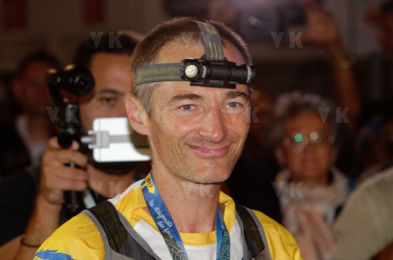 Antoine Guillon est arrive second pour la 25e edition du Grand Raid 2017. Antoine Guillon took second place for the 25th edition of the Grand Raid 2017.