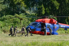 Helicoptere DHRUV de la Mauritius Police Force