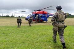 Helicoptere DHRUV de la Mauritius Police Force