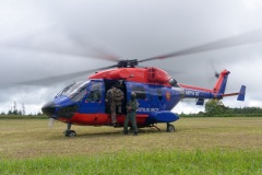 Helicoptere DHRUV de la Mauritius Police Force