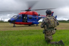 Helicoptere DHRUV de la Mauritius Police Force