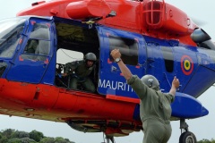 Helicoptere DHRUV de la Mauritius Police Force