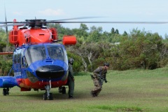 Helicoptere DHRUV de la Mauritius Police Force