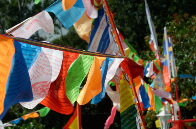 Inauguration du 1er temple bouddhiste tibetain de la zone sud de l'ocean Indien - Inauguration of the first Tibetan Buddhist temple in the southern Indian Ocean
