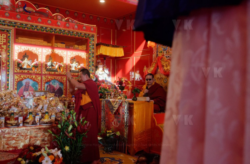 Inauguration du 1er temple bouddhiste tibetain de la zone sud de l'ocean Indien - Inauguration of the first Tibetan Buddhist temple in the southern Indian Ocean