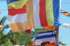 Inauguration du 1er temple bouddhiste tibetain de la zone sud de l'ocean Indien - Inauguration of the first Tibetan Buddhist temple in the southern Indian Ocean