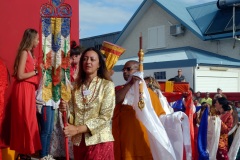 Inauguration du 1er temple bouddhiste tibetain de la zone sud de l'ocean Indien - Inauguration of the first Tibetan Buddhist temple in the southern Indian Ocean