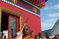 Inauguration du 1er temple bouddhiste tibetain de la zone sud de l'ocean Indien - Inauguration of the first Tibetan Buddhist temple in the southern Indian Ocean