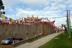 Inauguration du 1er temple bouddhiste tibetain de la zone sud de l'ocean Indien - Inauguration of the first Tibetan Buddhist temple in the southern Indian Ocean