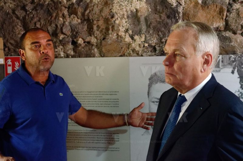 Visite de Jean-Marc Ayrault, président de la Mission de la mémoire de l’esclavage, des traites et de leurs abolitions