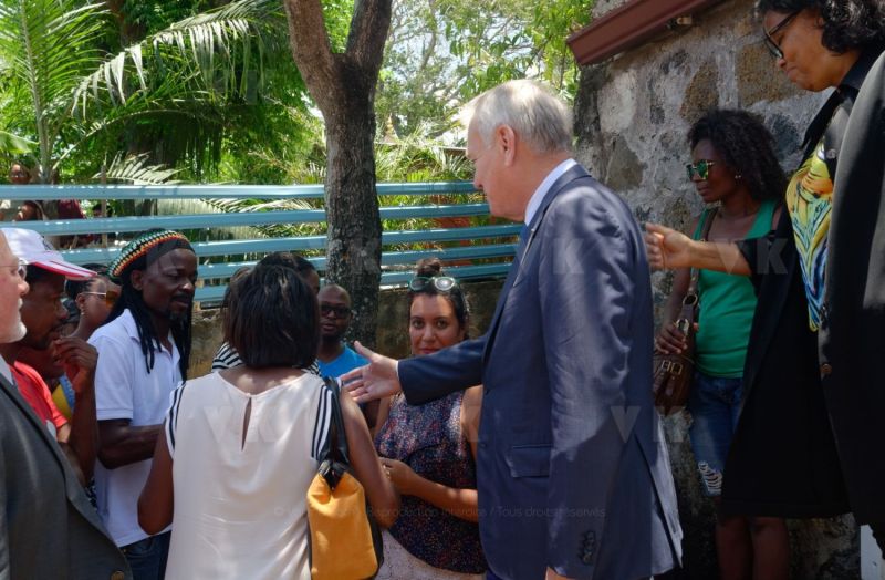 Visite de Jean-Marc Ayrault, président de la Mission de la mémoire de l’esclavage, des traites et de leurs abolitions