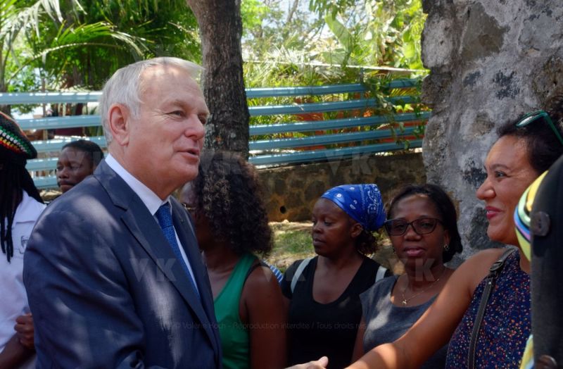 Visite de Jean-Marc Ayrault, président de la Mission de la mémoire de l’esclavage, des traites et de leurs abolitions