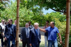 Visite de Jean-Marc Ayrault, président de la Mission de la mémoire de l’esclavage, des traites et de leurs abolitions