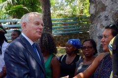 Visite de Jean-Marc Ayrault, président de la Mission de la mémoire de l’esclavage, des traites et de leurs abolitions