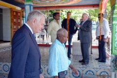 Visite de Jean-Marc Ayrault, président de la Mission de la mémoire de l’esclavage, des traites et de leurs abolitions