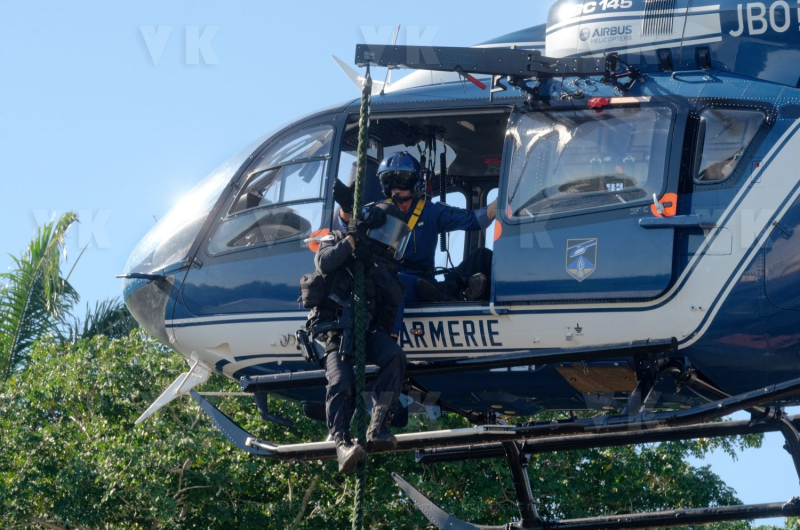 La gendarmerie en demonstration pour l’IHEDN