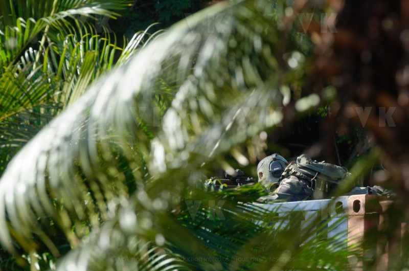 La gendarmerie en demonstration pour l’IHEDN