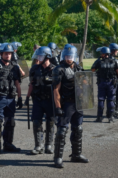 La gendarmerie en demonstration pour l’IHEDN