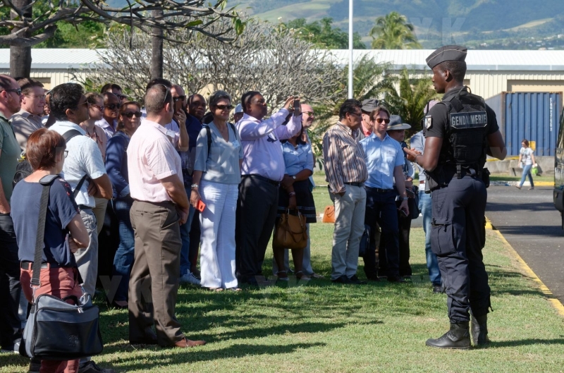 La gendarmerie en demonstration pour l’IHEDN