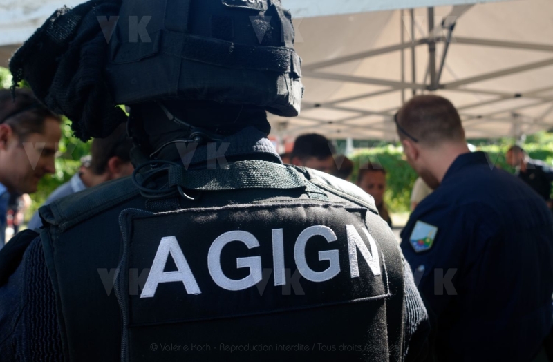 La gendarmerie en demonstration pour l’IHEDN