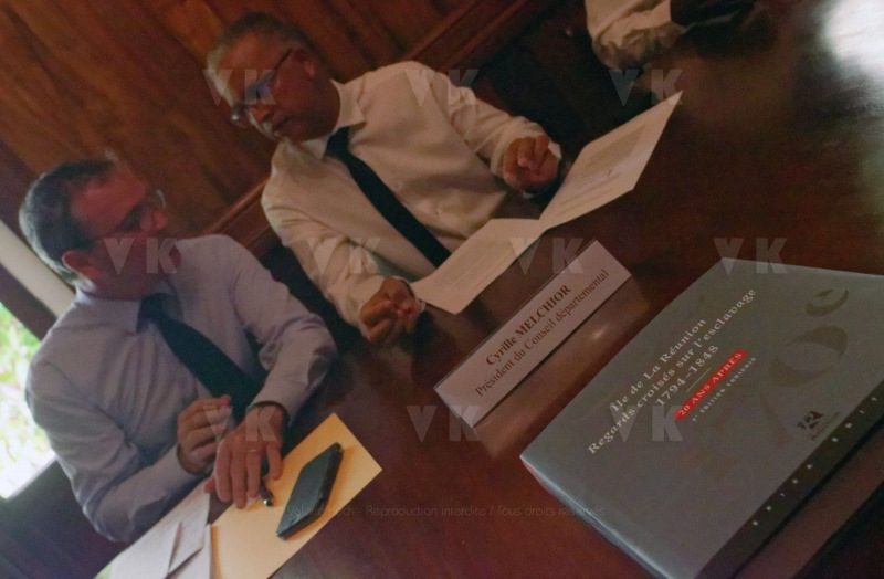 Domaine de Villele classe monument historique et 170e anniversaire de l'abolition de l'esclavage a La Reunion