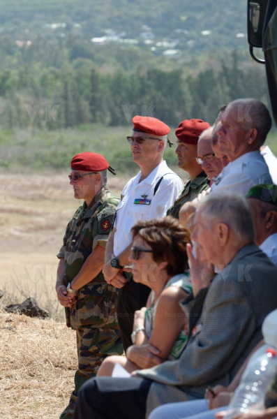 Demonstration des militaires parachutistes 2e RPIMa
