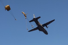 Demonstration des militaires parachutistes 2e RPIMa