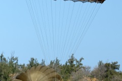 Demonstration des militaires parachutistes 2e RPIMa