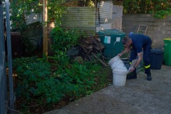 Les FORMISC engages dans la lutte contre la dengue a La Reunion. The Civil Security soldiers (FORMISC) engaged in the fight against dengue at La Reunion