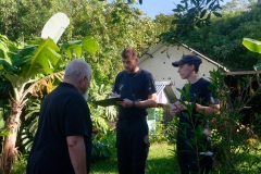 Les FORMISC engages dans la lutte contre la dengue a La Reunion. The Civil Security soldiers (FORMISC) engaged in the fight against dengue at La Reunion