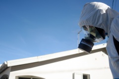 Les FORMISC engages dans la lutte contre la dengue a La Reunion. The Civil Security soldiers (FORMISC) engaged in the fight against dengue at La Reunion