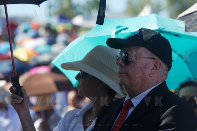Messe de l'assomption a La Reunion. Mass of the Assumption in La Reunion.