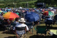 Messe de l'assomption a La Reunion. Mass of the Assumption in La Reunion.