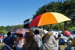 Messe de l'assomption a La Reunion. Mass of the Assumption in La Reunion.