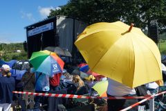 Messe de l'assomption a La Reunion. Mass of the Assumption in La Reunion.