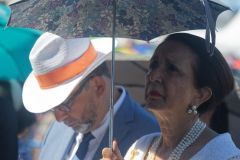 Messe de l'assomption a La Reunion. Mass of the Assumption in La Reunion.