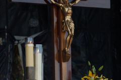 Messe de l'assomption a La Reunion. Mass of the Assumption in La Reunion.