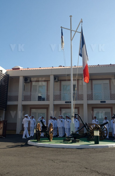 Passation de commandement a la Base Navale de La Reunion